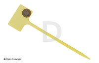 30cm YELLOW T LABELS (SL300)