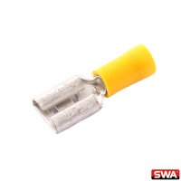 Female Push-on Terminal Yellow 6.3mm Width (Pack of 100)