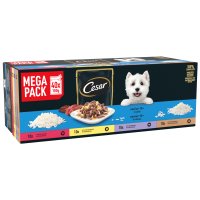 Cesar Dog Senior Pouches Sauce Selection in Jelly 40x100gm - SOI