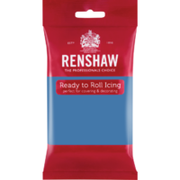 red packet of renshaw ready to roll icing fondant turquoise