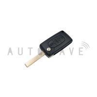 RAV Peugeot/Citroen/Fiat 3 Button Flip Remote Case HU83