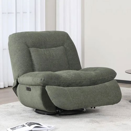 Ebba Recliner Swivel Chair Green 2