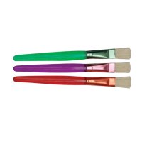 Junior Chubby Flat Brush Set - 3pk