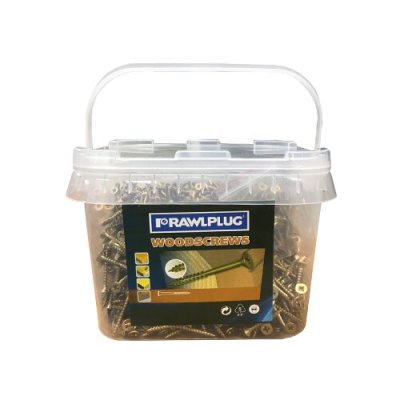 Rawlplug Tub Woodscrew 5.0 X 70 - 350 Pack