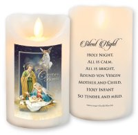 LED Candle/Scented Wax/Timer/Nativity   (86699)