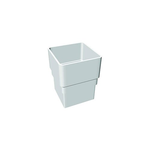 Titan SQ Flow Downpipe Connector - White