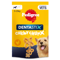 Pedigree DentaStix Chewy Chunx with Chicken Flavour Dog Treats 5x68gm DS57F