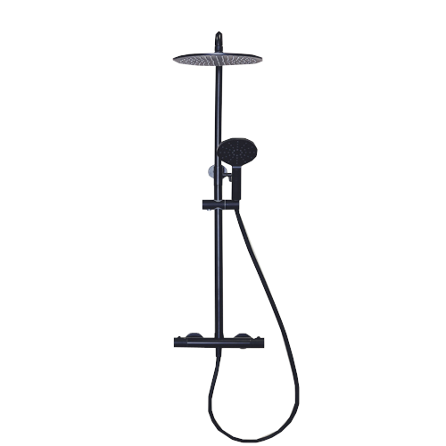 Fuse Drench Shower - Matt Black