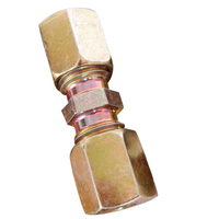 6mm Straight Steel Compression Fittings