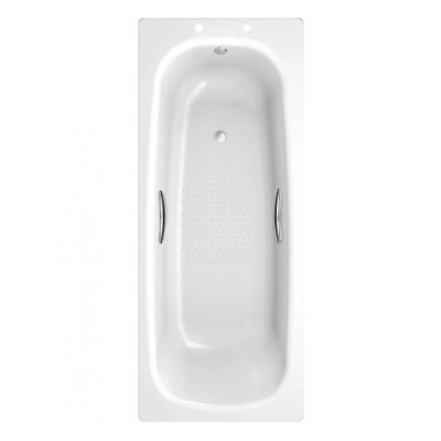 Strata 1700x700mm Twingrip S/S Antislip Bath