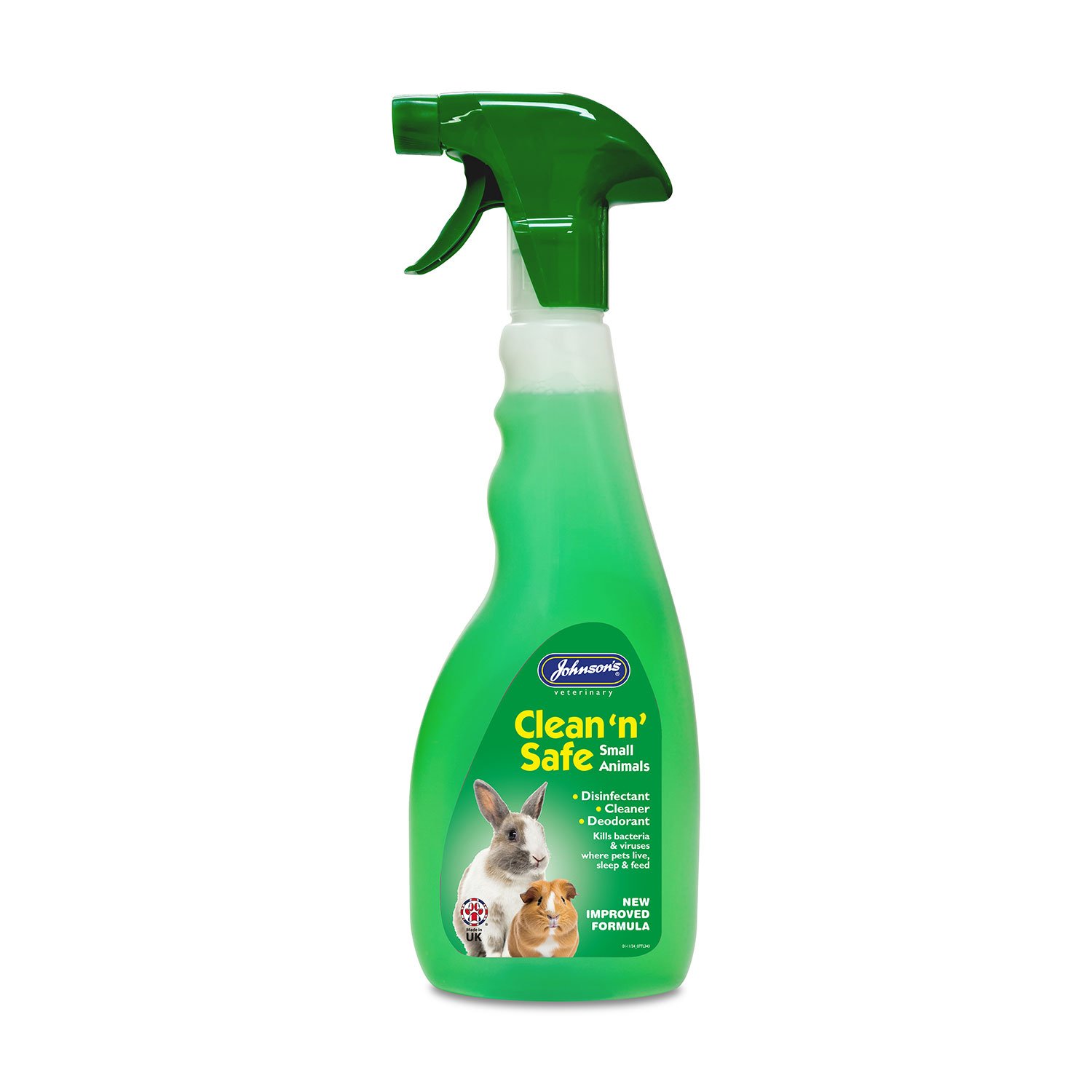 Johnsons Clean & Safe Disinfectant Small Animal Spray 6x500ml