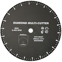 Vires Diamond Multi Cutter 300mm 20mm bore