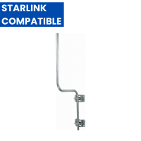 Swan neck 6' x 1.5" (18" Stand Off) Alloy 16g 90° Bend