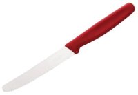 *Everyday Knives* Serrated Tomato Knife, Red, 100mm