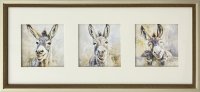 Hand Painted Picture It's a Donkeys Life 73x34cm