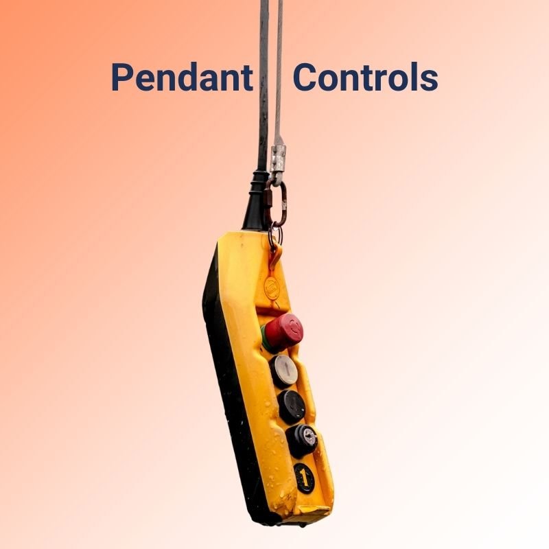 Overhead crane pendant control