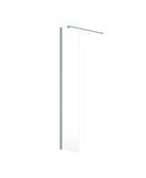 ASPECT 400MM WETROOM PANEL MORNING SKY BLUE MATT