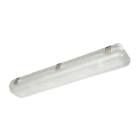 VULCAN 1x12W LED corrosion proof, IP65, 2ft, Grey, 5000K  c/w frosted diffuser