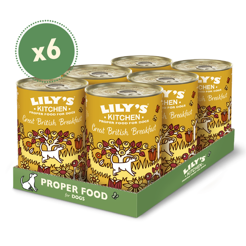 Lilys Kitchen Pet Food DOG Great British Breakfast DGBB18 X 6 X 400g
