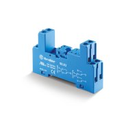 95.83.3SMA Finder 95 Series 1P Blue Din Rail Socket