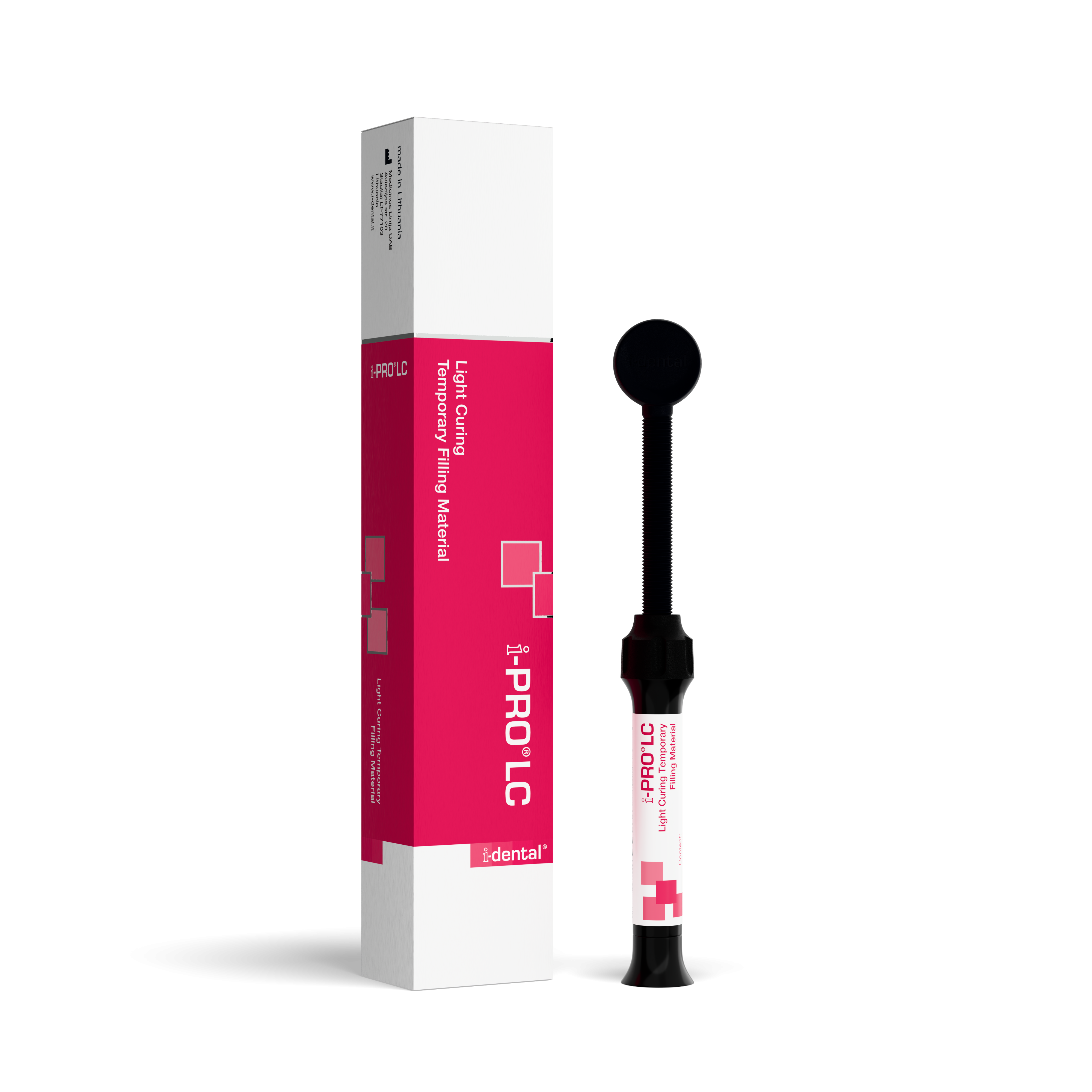 I-PRO LC Temporary Filling Material Shade Red 2 x 4g Syringes