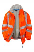 PULSAR&reg; PROTECT HV Orange Mesh Lined Bomber Jacket
