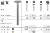 Intensiv SA Coarse Diamond Wheel Depth Marker Bur - 6pk Size 040 - DMI Ireland's Leading Dental Supplier - Next Day Delivery