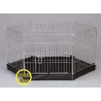 Henry Wag 6-Sided Wire Pet Play Pen with Base 76 x 63cm x 1