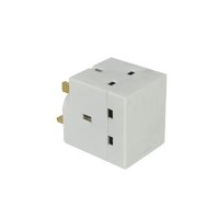 POWERMASTER 13 AMP 3 WAY ADAPTOR