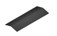 Ridge Steel Capping for Corrugated Black 150x150mm 3 Metre