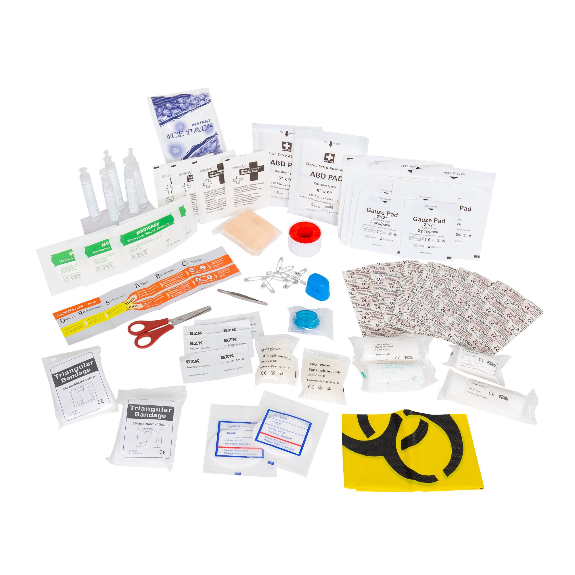 First Aid Kit 1&ndash;5 Person Refill, 116pc