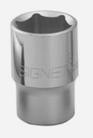 Signet 1/4in Drive 6 Point Standard Metric Socket 4.5mm