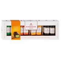 Dark chocolate covered asstd marzipan mini loaves in gift box - 10x100g