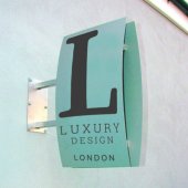 Curvex Projecting Sign