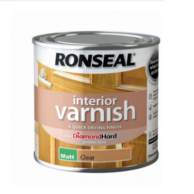Ronseal Quick Dry Woodstain - Clear Matt 750ml