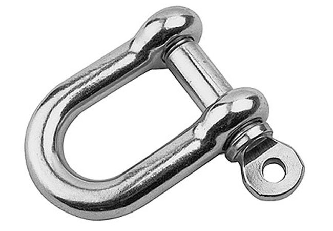 COPEX CHROME ''D'' SHACKLES 1/4''