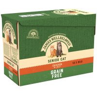 James Wellbeloved Senior Cat Pouch Grain Free - Chicken in jelly 85g 12pk x 1