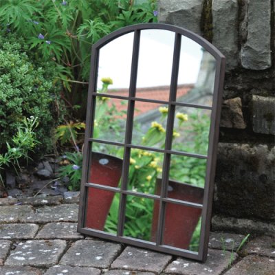 Abbey Metal Outdoor Mirror