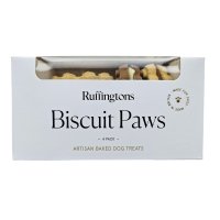 Ruffingtons Dog Artisan Baked Biscuit Paw Luxury Treats 4x4pcs