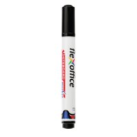FlexOffice Whiteboard Marker 12pcs (Bullet) - Black