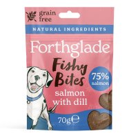 Forthglade Fishy Bites Salmon with Dill 10x70g