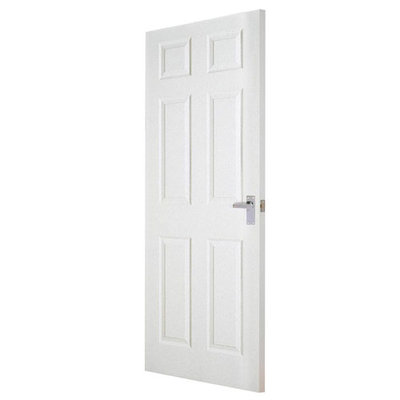 Carrick Moulded 6 Panel Smooth Door (78" x 30")