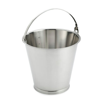 Seau en acier inoxydable - 12 litres