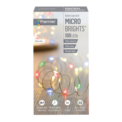 Premier 100 LED B/O Multi-Action Microbrights - Multi-Coloured