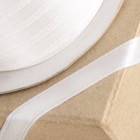 Double Sided Satin Ribbon Ivory 8mm x 100m