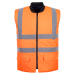 HIVIS REVERSIBLE BODYWARMER, ORANGE