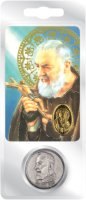 Pocket Token/Card/Saint Pio   (13575)