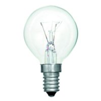 GOLF BALL 300° OVEN BULB - BLISTER  240V 40WATT SES/E14 CLEAR