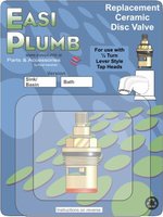 Easi Plumb Single Red 3/4" Replacement Ceramic Disc Valve