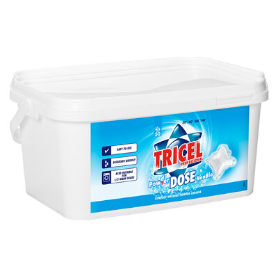 TRICEL NON BIO LAUNDRY CAPSULES TUB OF 100